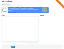 Tablet Screenshot of parcelabler.com